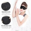 Sleep Eye Mask for Side Sleeper with Adjustable Elastic Strap,