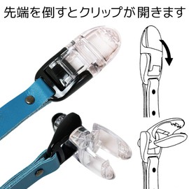 Bigman Multi Carabiner & Clip Carabiner x Clip RL-14 Accessory Holder Orange Leather Belt