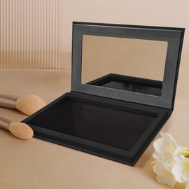 PINELIFE Magnetic Makeup Palette DIY Empty Eyeshadow Lipstick Palette with Mirror 3D Finish Surface Paper Makeup Organizer (Cosmic Mystery)