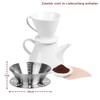 Cafeta Brewing aid for hand-brewed filter coffee, dishwasher-safe, 100% stainless
