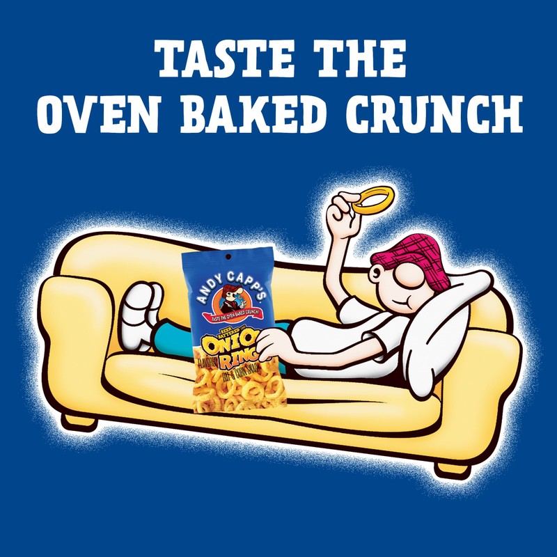 Andy Capp's Beer Battered Onion Rings Baked Oat and Corn
