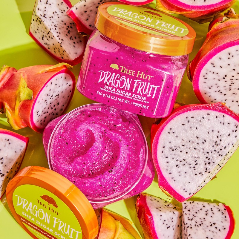 Tree Hut Dragon Fruit Shea Sugar Scrub | Exfoliating Body