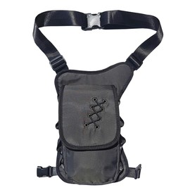 Thigh Pack, Larswon Leg Bag Thigh Pouch Bag Tactical Waist Bag Motorcycle Bag Waterproof, D- Gray, Medium, Leg Bag