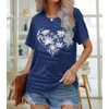 Floral T Shirts for Women Cute Dandelion Graphic T Shirts