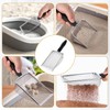 Qulkws Stainless Steel Mesh Litter Shovel, Fine Mesh Metal Reptile