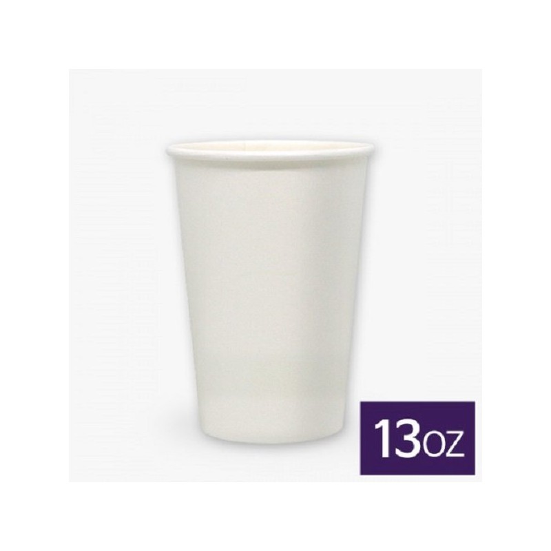 Eco-friendly paper cup plain 8oz/10oz/13oz/12oz/16oz (1000 pieces), plain 8oz /