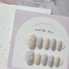 Soft winter knit Handmade nail tip - short ballerina /