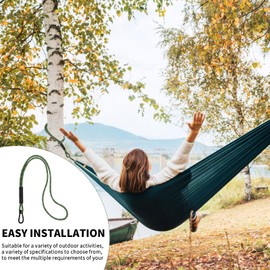 Heavy Duty Tree Swing Ropes, Hammock Tree Straps Hanging Kit, for Outdoor Swings Hammock Playground Set Accessories (6.75ft,81",Green,1Pack)