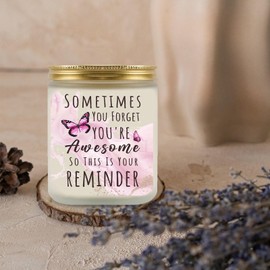 Gifts for Women, Best Friend Candles for Women, Birthday Gifts for Women, Butterfly Candle Gift for Women, Mothers Day Gifts Thank You Gifts for Women Friends Nurse Teacher Boss