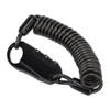 L-04 Black Zinc Alloy Bicycle Helmet Cushion Wheel U Shape