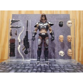 G.I. Joe Classified Zartan Deluxe Acrylic Base Set No Toy Included