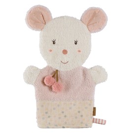 Fehn Mouse Wash Mitt - Baby Wash Cloth with Animal Motif