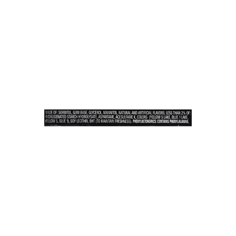 Five 5 Gum Sugar Free Gum, RainSpearmint, 15Piece Pack (10