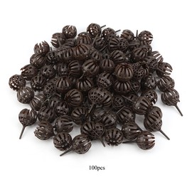 100pcs/ Set Reusable Portable Fertilizer Cover Box Basket for Bonsai Plant Flower(Big)