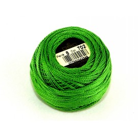 DMC Cotton Perle Thread Size 8 702 - per 10 gram Ball