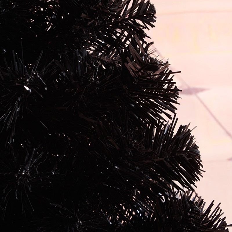 Christmas Black Tree Rust Proof Exquisite Decorative Props for Home