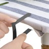 Table Cloth Clip Black, Stainless Steel Made Wide Triangular Non-slip