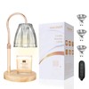 TOACSUCP Candle Warmer Lamp with 3 Bulbs, Adjustable Height Dimmable