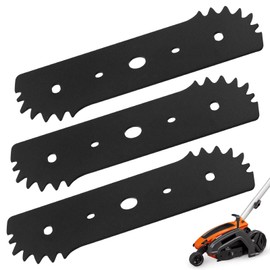 DECKMAN WA0034 7-1/2" Electric Lawn Edger Replacement Blade for Worx WG895 & WG896 Electric Lawn Edgers - Trencher, for Craftsman Edger/Trencher 7.5" Blade fits 50018386 & 71-86880 (3 Pack)