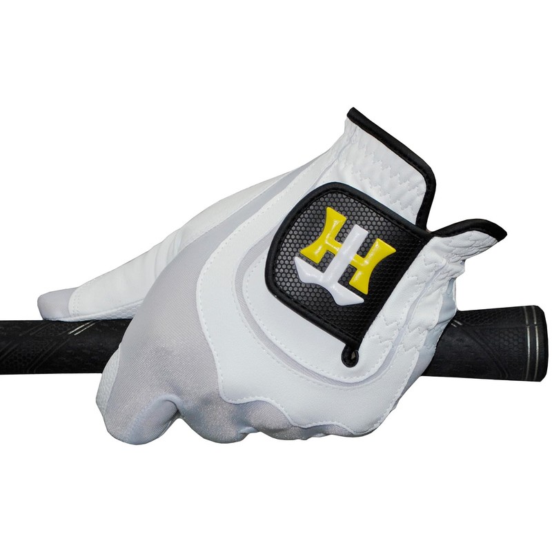 LEZAX HTGL-4605 Hanshin Tigers Golf Gloves, Left Hand, White
