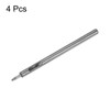 HARFINGTON 4Pcs Leather Hole Punch Set 1.5mm Alloy Steel Hollow