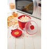 Snips Tempo Zero Pop-Corn Popper 1.5 Liter, Polypropylene, Red, One