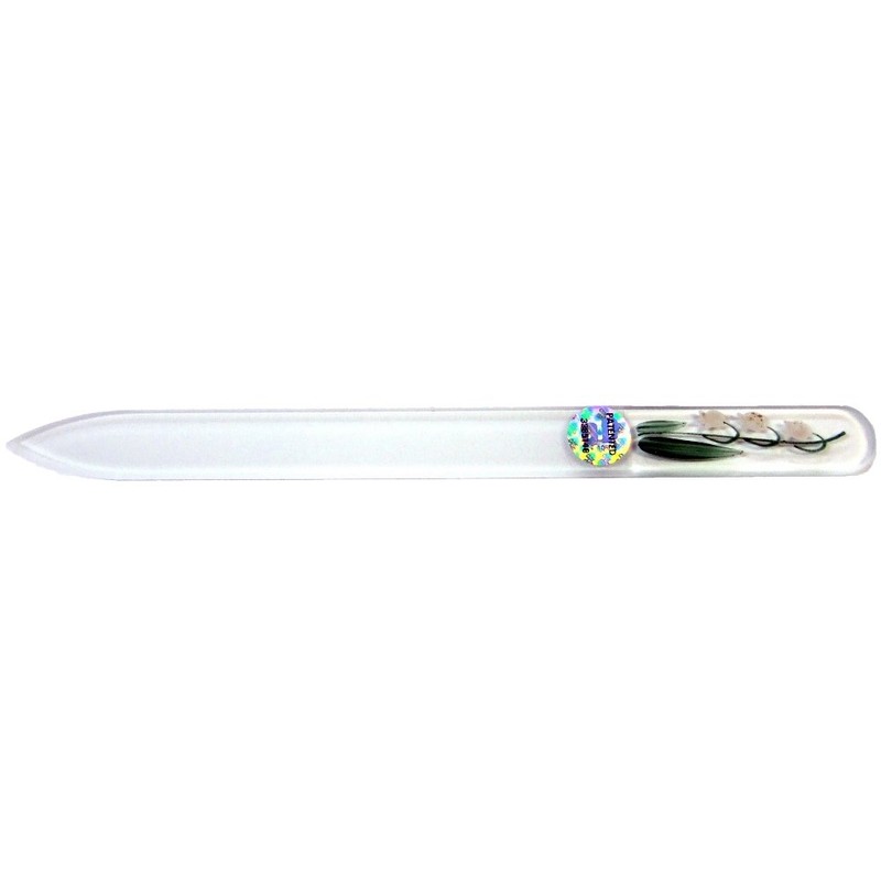 Brajek Nail File Glass Hand Painted 5.5 inches (14 cm)