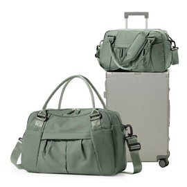 SEAFEW Ryanair Hand Luggage Bag 40 x 20 x 25 cm for Aeroplane Travel Bag Women's Small Sports Bag Weekender Waterproof Travel Duffle Bag Fitness Bag Training Bag with Shoe Compartment for Travel Gym,