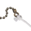 2 Pack Bronze Beaded Pull Chain Extension with Connector for