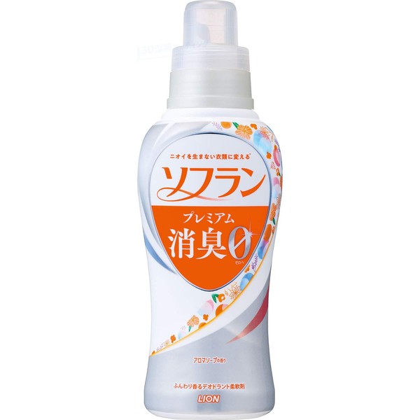 Soflan Premium Deodorizing Aroma Soap Scent, Softener, Main Unit, 19.6 fl oz (550 ml)