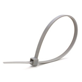 Secure 14 Inch Gray 50 lb Standard Nylon Cable Tie - 100 Pack