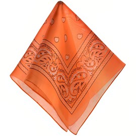 Vibrant Neon Polyester Bandana (20"x20") - 1 Pc - Perfect for Parties, Events, and Outdoor Use