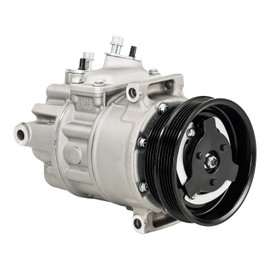 KAC AC Compressor, 471-7058 Air Conditioning Compressor for 2005-2014 Jetta 2.5L, 2006-2010 2012-2014 Beetle 2.5L, 2012-2014 Passat 2.5L, 2010-2014 Golf 2.5L, 2006-2009 Rabbit 2.5L, 2010-2011 GTI 2.0L