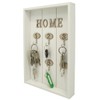 PrimoLiving Wooden Key Cabinet Home with 6 Hooks - Wall