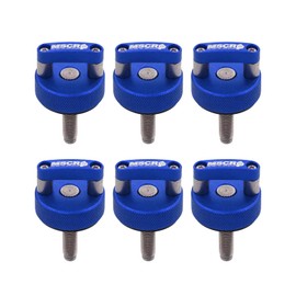 Billet Aluminum Hard Top Quick Removal Fastener Thumb Screw Integrated D Ring for Jeep Wrangler JK 2007-20018 JL 2018-2022 & Gladiator JT (Blue)