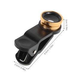COHEALI Wide Angle Macro Fisheye Lens Kit for Smartphones Clip for Easy Attachment Clear Images Versatile Photography Options for Capturing Stunning Photos