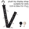 Lyreh Doll Hanging Organizer, Hanging doll Chain with 8 Metal