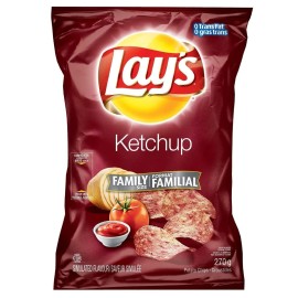 PepsiCo Lays Ketchup Flavour Chips (5 Large Bags) {Imported from Canada}