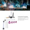 Argon Arc Welding Nozzle Kit Gas Flowmeter Tungsten Needle Sealing