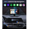 Podofo Wireless Carplay Screen for Car,7inch 1080P HD IPS Touch