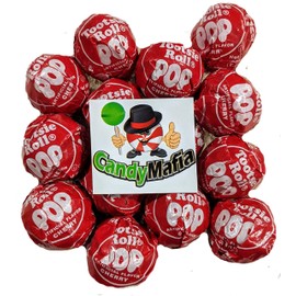 Tootsie Pop Cherry Tootsie Pops 30 Count + Magnet