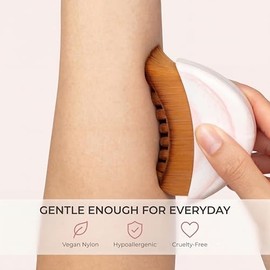 Lymphatic Face Brush for Lymphatic Drainage - Contour Sculpting Ultra Soft Facial Dry Brush, Gua Sha Alternative Face Massager Tool & Jawline Shaper w