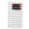 Baluue 2pcs Eyelash Grafting Scale Eyelashes Display Board Eyelash Extension