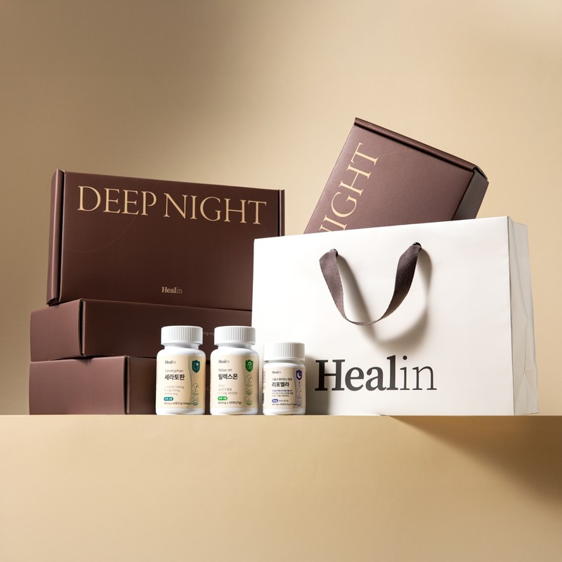 Healin Deep Night Synergy Gift Set (Relaxon + Seratophan +