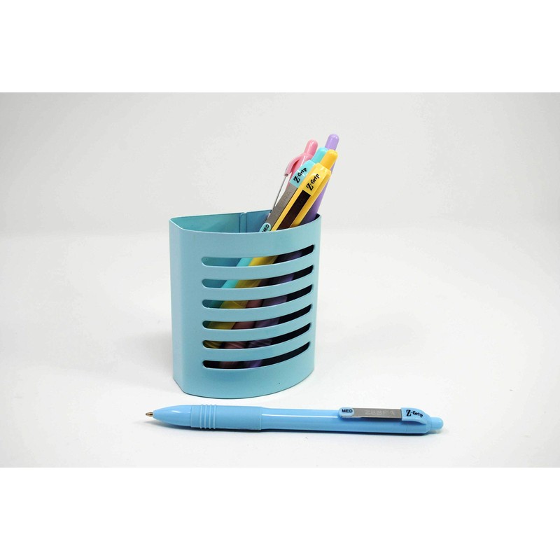 Zebra Pen Z-Grip Pastel Retractable Ballpoint Pen, Assorted Color Barrel,