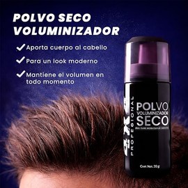 Polvo Voluminizador Seco para Peinar 4x4 Profesional