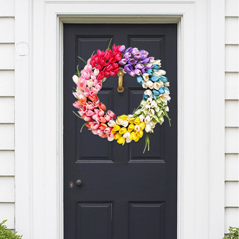 Wreath Simulation Flower Garland Garden Home Decoration