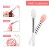 SALOCY Silicone Lip Brush,Lipstick Applicator Brushes,Makeup Brushes,9Pcs