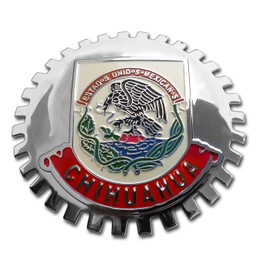 Chihuahua Mexico Grill Badge Mexican Emblem for Trucks and Cars…