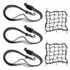 HOOPOE Bicycle Luggage Rack Tie Down Straps 5 Pack Rubber